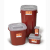 Sharps Container, 2 Gallon Red, Tortuous Path Lid, 10"W x 7"D x 11¼"H (Case of 10 units)