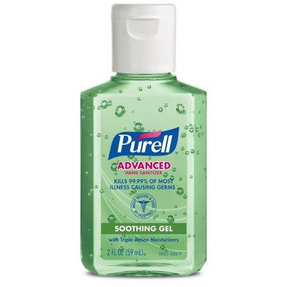 Instant Hand Sanitizer with Aloe, 2 fl oz Bottle with Flip-Cap, 24/cs