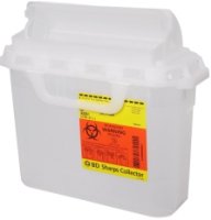 Sharps Collector, 5.4 Qt, Next Generation, Counter Balanced Door, Clear, 20/cs