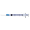 Syringe/ Needle Combination, 3mL, Luer-Lok™ Tip, 22G x ¾", 100/bx, 8 bx/cs