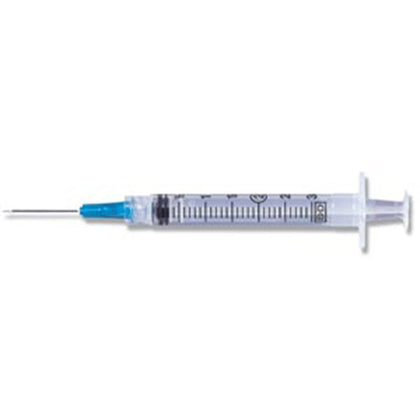 Syringe/ Needle Combination, 3mL, Luer-Lok™ Tip, 25G x 5/8