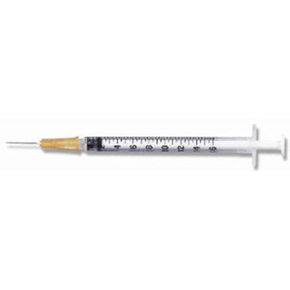 Syringe/ Needle Combination, 1mL, 26 G SUB-Q x 5/8