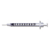 Tuberculin Syringe, 1mL, Detachable Needle, Slip Tip, 27G x ½", 100/bx, 8 bx/cs