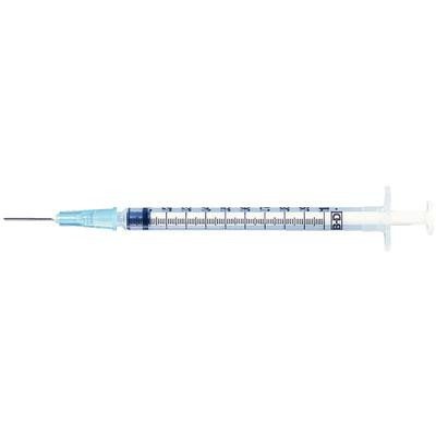 Tuberculin Syringe, 1mL, Detachable Needle, Slip Tip, 25G x 5/8