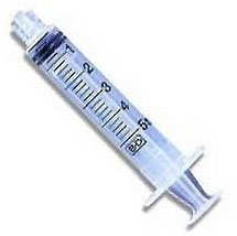Syringe Only, 5mL, Slip Tip, 125/bx, 4 bx/cs