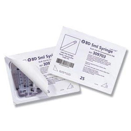 Syringe, 3mL, Luer-Lok™ Tip, Sterile Convenience Tray Pak, 25 tray/bx, 12 bx/cs