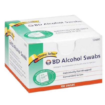 Alcohol Swabs, 100/pk, 12 pk/cs