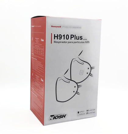 Honeywell NIOSH H910 Plus N95 Mask, 50/BOX