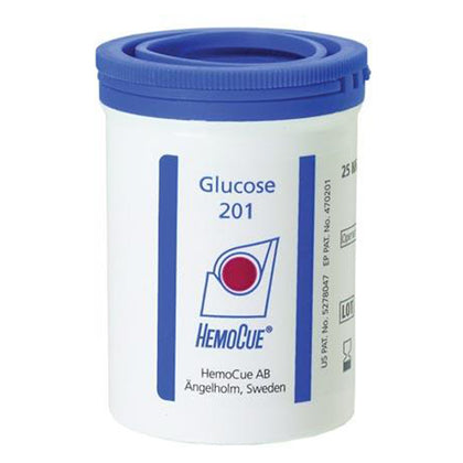 Glucose 201 Microcuvettes, (Perishable product; must be refrigerated; non-returnable), 100/bx (Minimum Expiry Lead is 90 days) (Ships on ice)