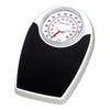 Mechanical Floor Scale, 330 lb/150 kg Capacity, 11½" x 10¾" x 2¼" Platform Dimension, Durable Steel Base & Platform, Large 6½" Easy To Read Dial, Oversized Platform, Non-Slip Mat