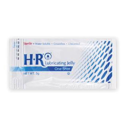 HR Lubricating Jelly, Sterile, 3gm, One Shot, 144 ea/bx