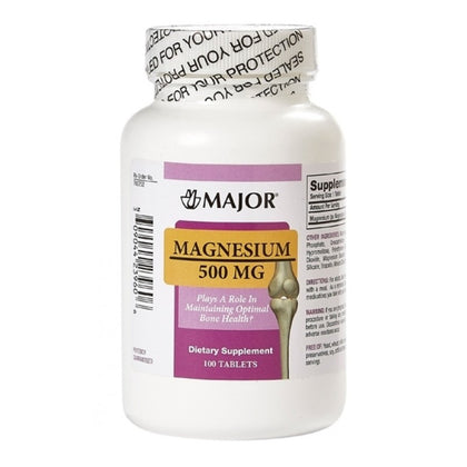 Magnesium Oxide, 500mg, Tablets, 100s