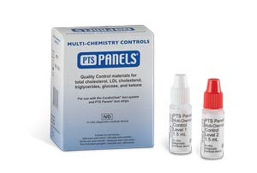 Multi-Chemistry Controls For Glucose, Total Cholesterol, Ketone & Triglyceride (High & Low Levels), 1vial each (Distributor Agreement Required - See Manufacturer Details Page)