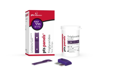 Triglycerides, CLIA Waived, 25 tests/bx (Distributor Agreement Required - See Manufacturer Details Page)