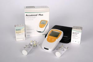 Roche Accutrend Cholesterol Test Strips, CLIA Waived, 25/vial (Minimum Expiry Lead is 90 days)