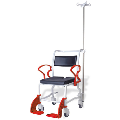 TR Equipment Rebotec Shower Chair IV Pole Accessory - Includes Holder