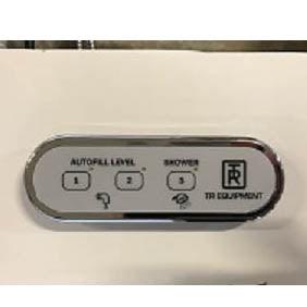 TR Equipment Autofill Feature for Comfortline bathtubs, two different preset levels - US Version