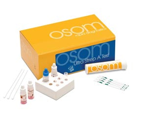 Ultra Strep A Test, CLIA Waived, 2 Additional Tests For External QC, 50 tests/kit