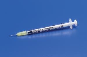 TB Syringe, 1mL, 25G x 5/8