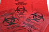 Infectious Waste Bag, 25" x 34" Red, 1.2 mil, 250/cs