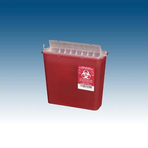 Container, 5 Qt, Red, 10/bx, 2 bx/cs