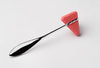 Percussion Hammer, Taylor, 7¾", Red Rubber Bumper, Chrome Plated Handle