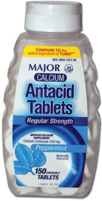 Calcium Antacid Tablets, Mixed Fruit, 150s, Compare to Tums