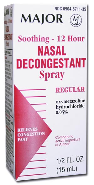 Nasal Decongestant, 12-Hour, 30mL
