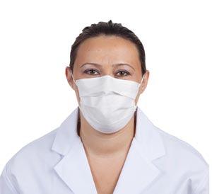 Level 1 Ear Loop Mask, White, 50/bx (10 bx/cs)