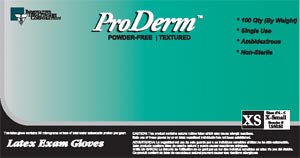 Gloves, Exam, Small, Latex, Non-Sterile, PF, Textured, Polymer Bonded, 100/bx, 10 bx/cs