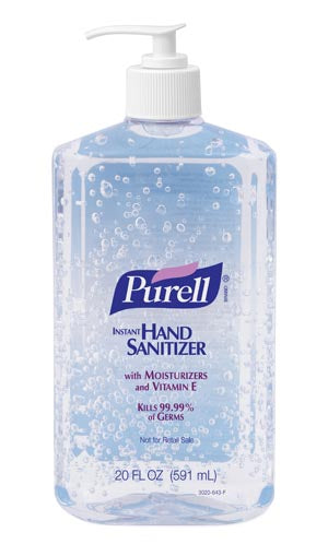 Instant Hand Sanitizer, 20 fl oz Pump Bottle, 12/cs (Item is considered HAZMAT and cannot ship via Air or to AK, GU, HI, PR, VI)