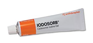 Iodosorb Wound Gel, 40gm tube (0.9% Cadexomer Iodine), 12/cs