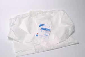 Lab Coat, XX-Large, Full Length, Anti-Static, No Pockets, White, 10/bg, 5 bg/cs