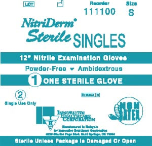 Gloves, Exam, Small, Nitrile, Sterile, PF, Chemo Rated, Extended Cuff, Pairs, 50 pr/bx, 4 bx/cs