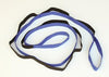 Stretching Aid, 5 ft 7" Long, Blue Webbing with Black Elastic Stretch Strap, Clear Poly Ziplock Bag (091157)