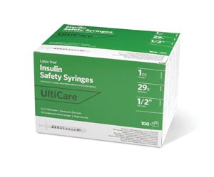 Insulin Syringe, Fixed Needle, 1cc, 29G x ½