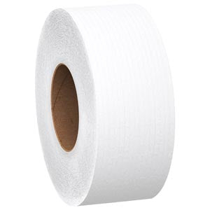 Scott JRT Jr. Jumbo Roll Bathroom Tissue, 2-Ply, 1000 ft/rl, 12 rl/cs